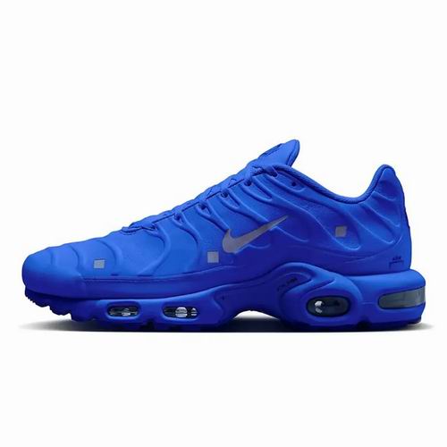 Cheap Nike Air Max Plus Top Leather Blue TN Men's Shoes-192